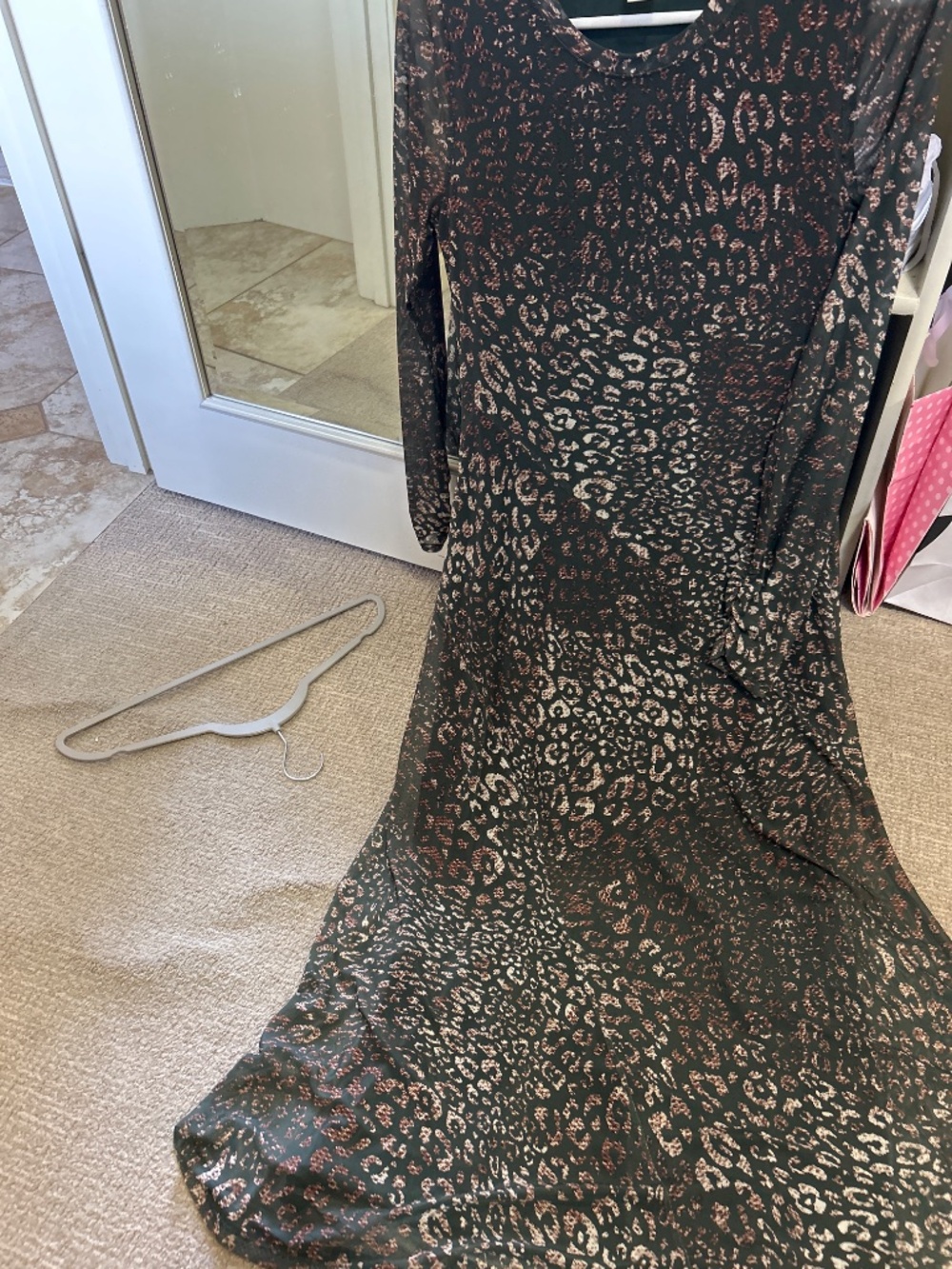 Beautiful soft mesh maxi dress